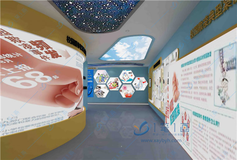 多媒體法制教育展廳,青少年法治教育基地，多媒體展館設(shè)計(jì),多媒體互動(dòng)展品-多媒體道德與法制展廳制作解決方案_西安一筆一畫科技有限公司