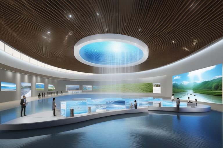 生態(tài)保護(hù)展廳設(shè)計(jì)效果圖，生態(tài)保護(hù)展廳設(shè)計(jì)方案，生態(tài)環(huán)境展館建設(shè)方案