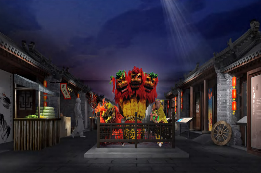 市文化館《文化館里享非遺》展廳設(shè)計方案，文化館非物質(zhì)文化遺產(chǎn)保護宣傳展廳