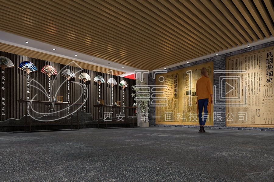 禁毒展廳施工圖,未成年禁毒防艾實(shí)踐教育館施工圖,校園毒品預(yù)防警示教育展館設(shè)計(jì)