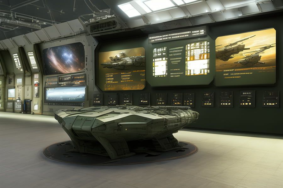 軍史館施工圖,海軍軍史展館效果圖,艦隊(duì)軍史展廳方案