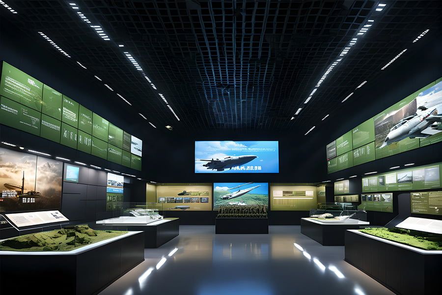 軍史館效果圖,空降兵軍史展館建設(shè),陸軍軍史展廳效果圖