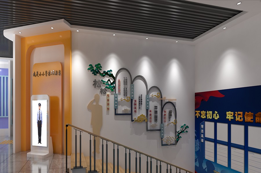 警史展館施工,公安警史展廳設(shè)計(jì),公安警史展覽館效果圖