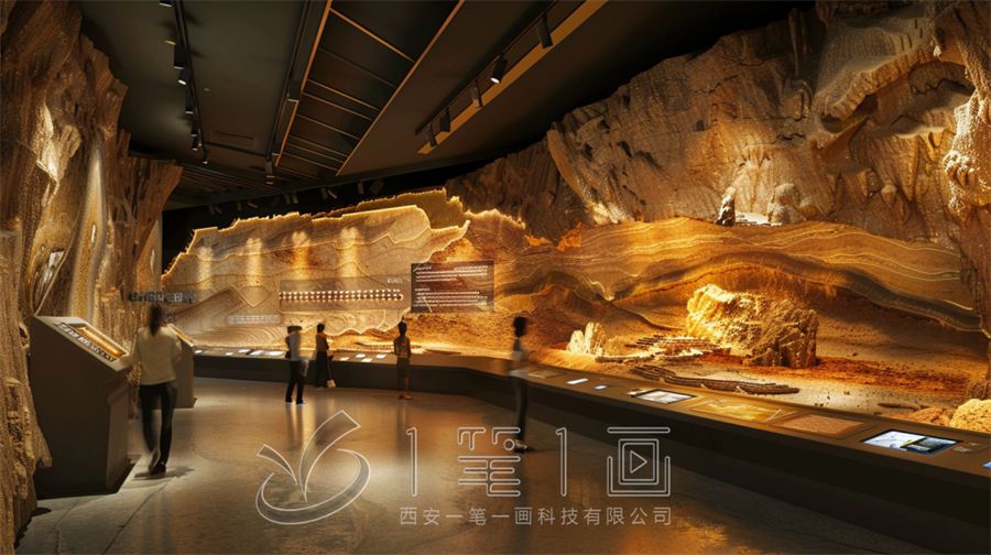 “端牢能源飯碗”地質(zhì)展廳設(shè)計(jì)方案，沉浸式地質(zhì)展廳建設(shè)施工，高科技地質(zhì)展廳設(shè)計(jì)