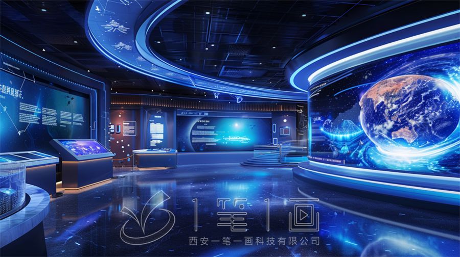 最新星空飛行教育基地設(shè)計(jì)方案，高科技沉浸式展廳建設(shè)方案擬案例