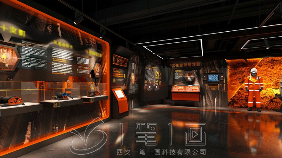 最新煤礦VR仿真體驗館設(shè)計方案，多媒體煤礦展廳建設(shè)方案擬方案