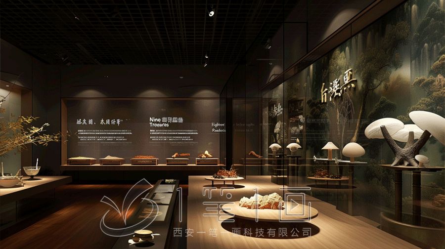 農產品展銷體驗館設計方案，多媒體農產品展銷展廳建設施工公司