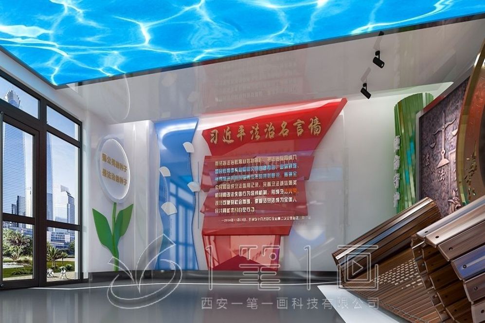 國防動員教育基地,互動多媒體展廳,創(chuàng)意展廳設計,現(xiàn)代化展廳解決方案,高科技展示設備