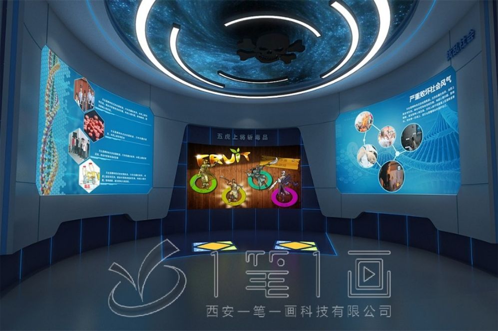 廉潔展廳設(shè)計(jì), 互動多媒體設(shè)備, 廉潔教育解決方案