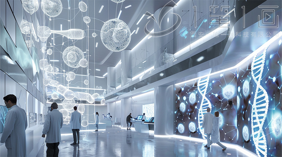高科技中心醫(yī)院學習教育基地及家風家訓館的設計建設效果圖