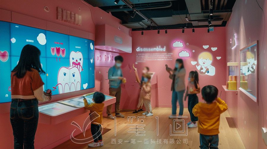 AI口腔醫(yī)學博物館效果圖